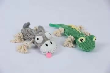 Cotton Rope Lizard & Dog
