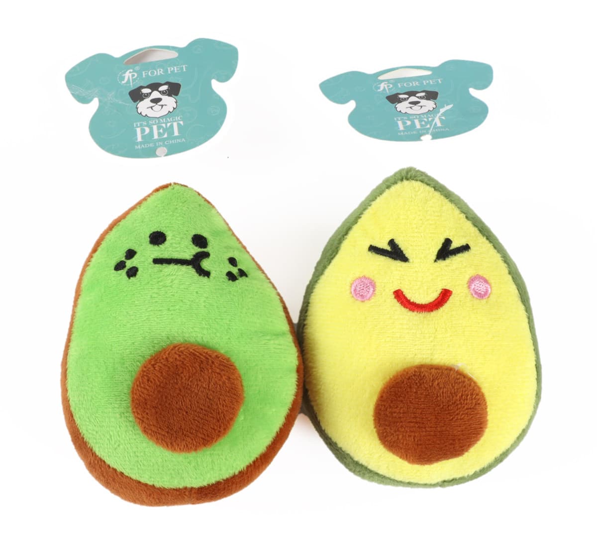 Squeaky Avocado Toy