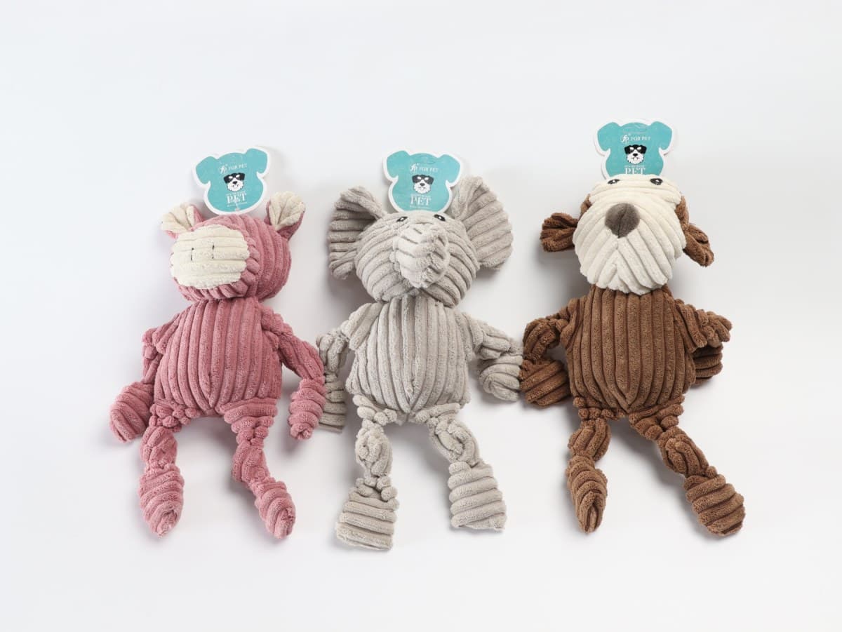 Knotted Pig Elephant Monkey Set