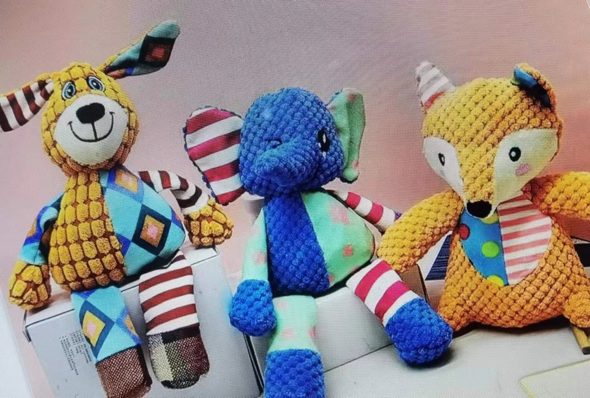 Dog Elephant Fox Toy