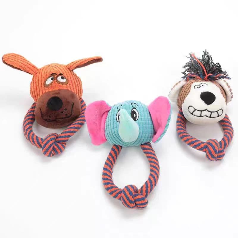 Rope Knot Elephant Dog (3 Styles)