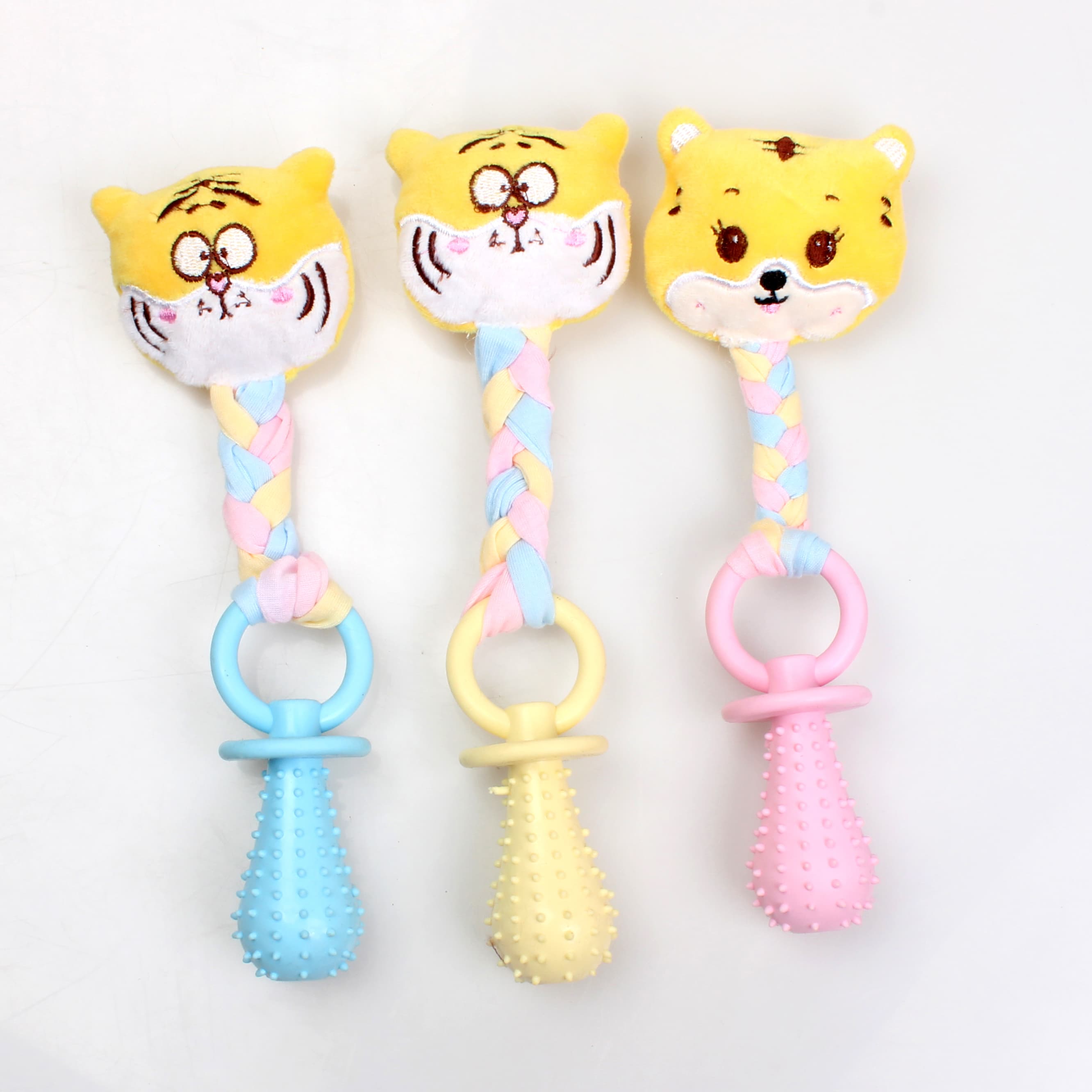 Tiger Head Teething Pacifier Toy