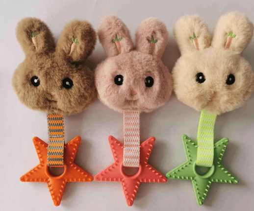 Bunny Star Chew Pendant