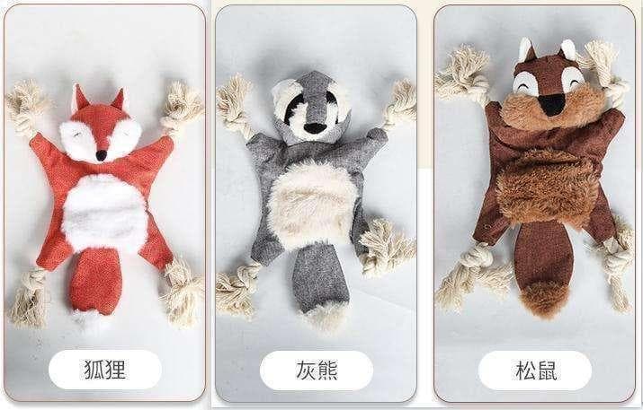 Crinkle Rope Woodland Friends