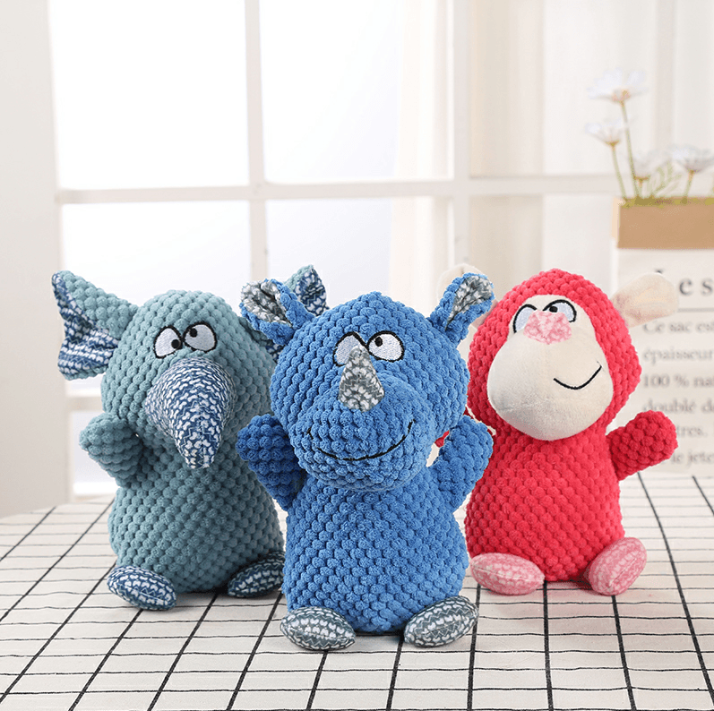Cartoon Rhino Plush Toy