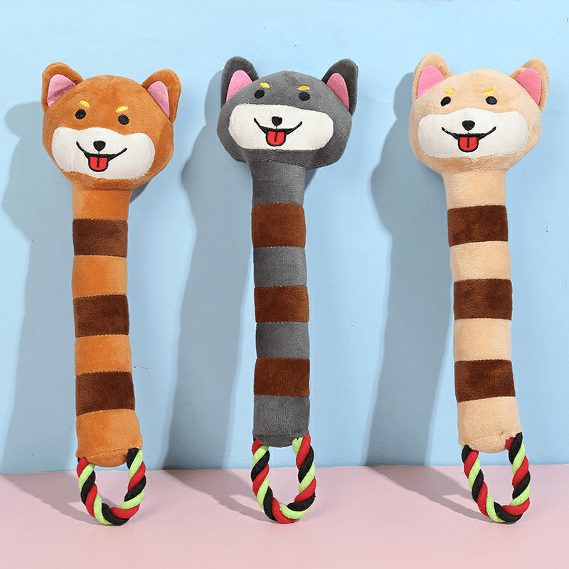 Shiba Inu Rope Handle Trio