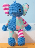 Charming Elephant Plush Dog Toy
