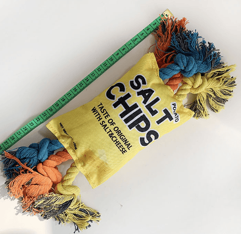 Rope Knot Chips Dog Toy