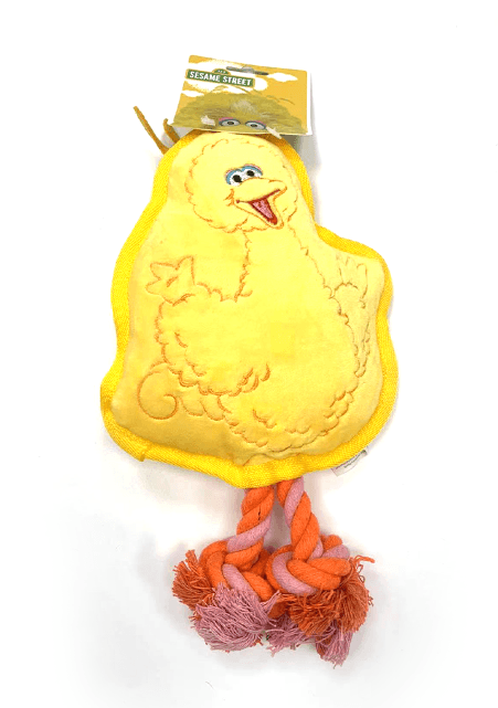 Embroidered Big Bird Rope Dog Toy