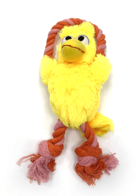 Big Bird Rope Tug Plush Toy