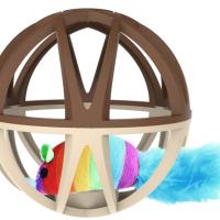 Bionic Bird Chirping Cage Ball